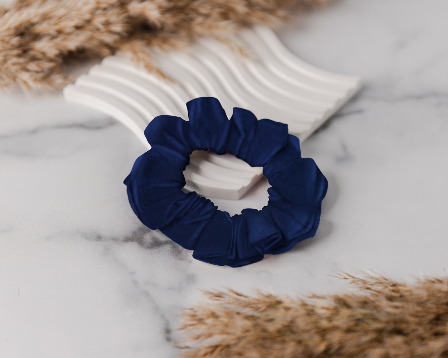 Navy Scrunchie