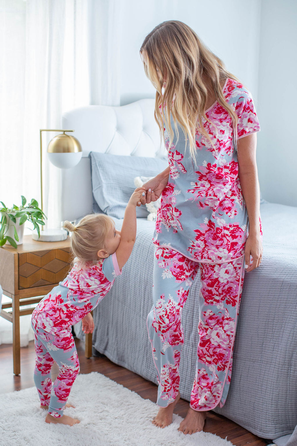 Mommy and Me Couples Pajamas 20 Colours Matching Family Pyjamas Lounge Set,  , Cute Loungewear, Sweatsuit, Matching Set, Pjs for Bridesmaid 