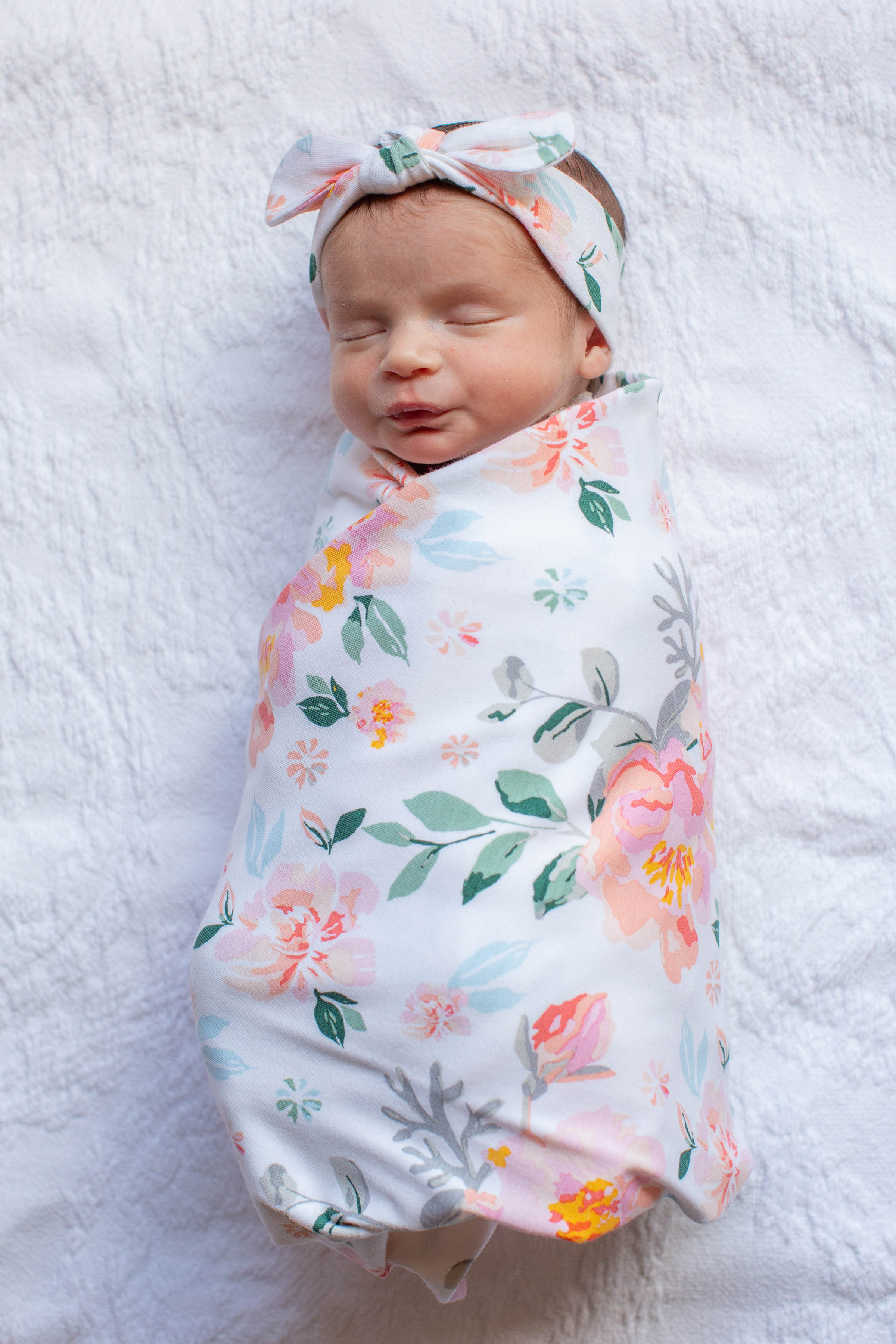 Baby girl floral swaddle Clearance