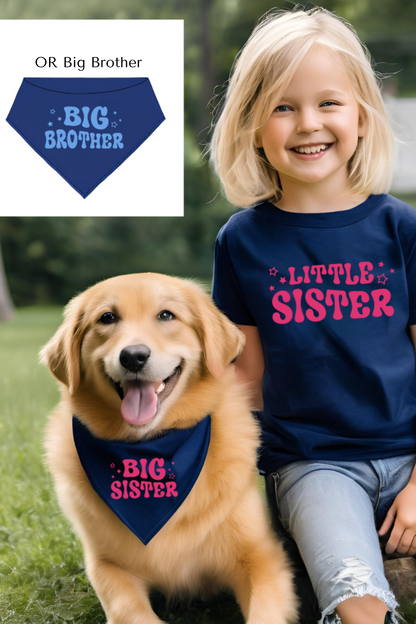 Big sister little sister dog shirts online