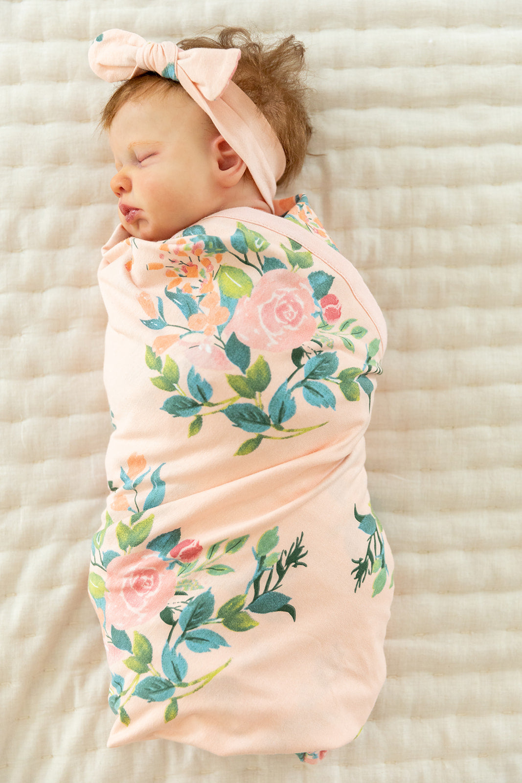 Nina Robe & Newborn Swaddle Blanket Set & Navy Dad T-Shirt