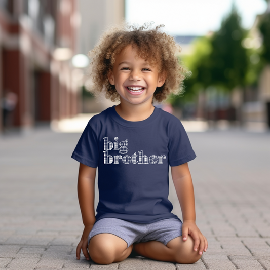 Big Brother T-Shirt Blue Gingham