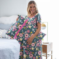 Willow Maternity Nursing Pajamas & Big Sister Pajamas Family
