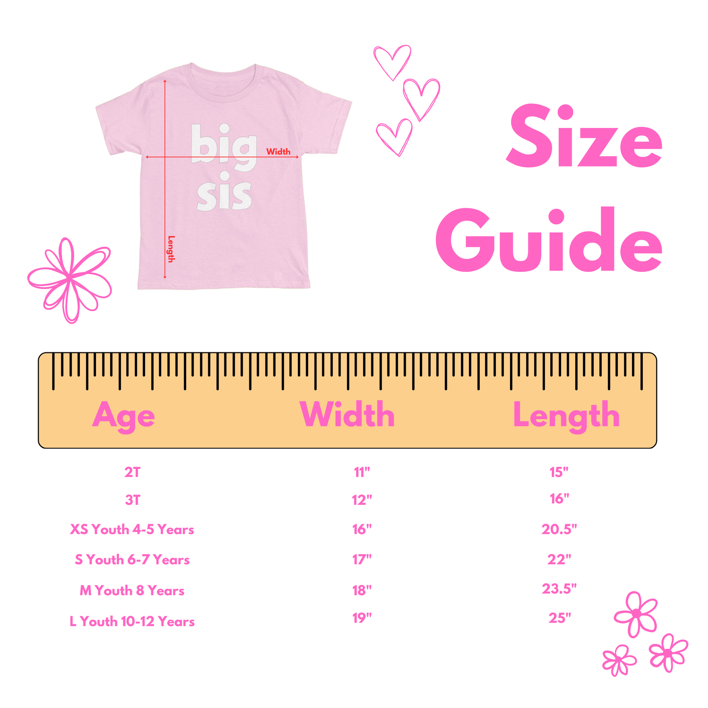 Big Sis & Little Sis T-Shirt & Baby Onesie Set