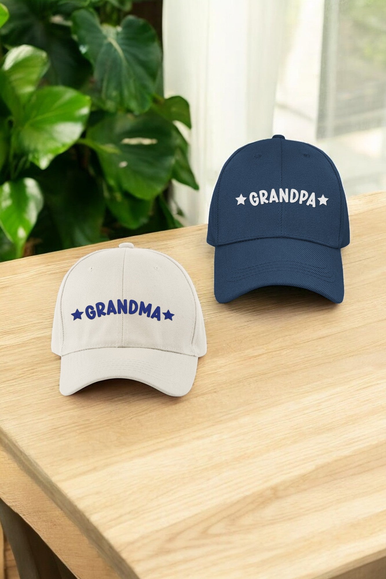 Grandma & Grandpa Hat Set