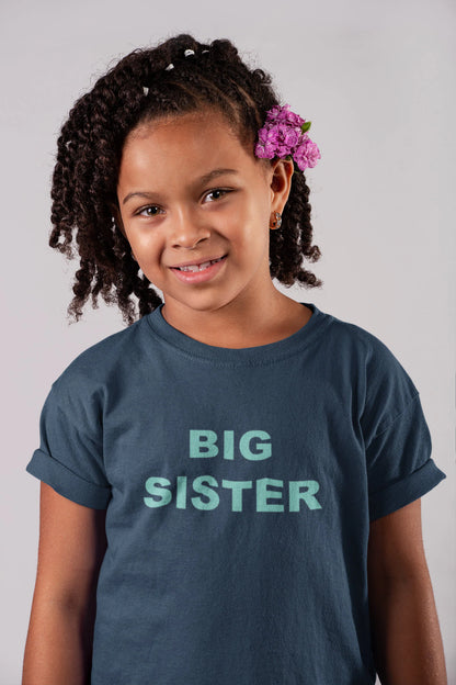 Teal Big Sister T-Shirt