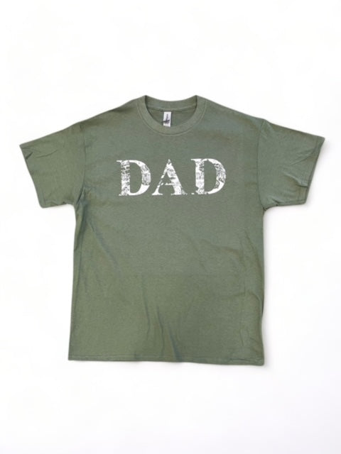 Marie FINAL SALE Dad T-shirt on Military Green (L only)