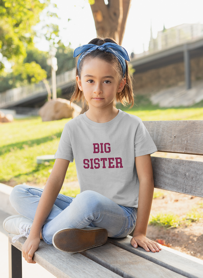 Merlot Robe & Matching Swaddle & Dad T-Shirt & Big Sister T-Shirt Set