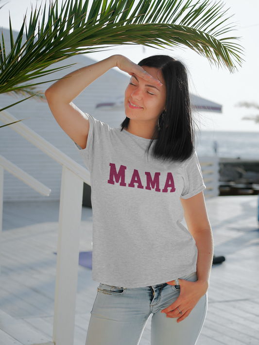 Mama T-Shirt Merlot