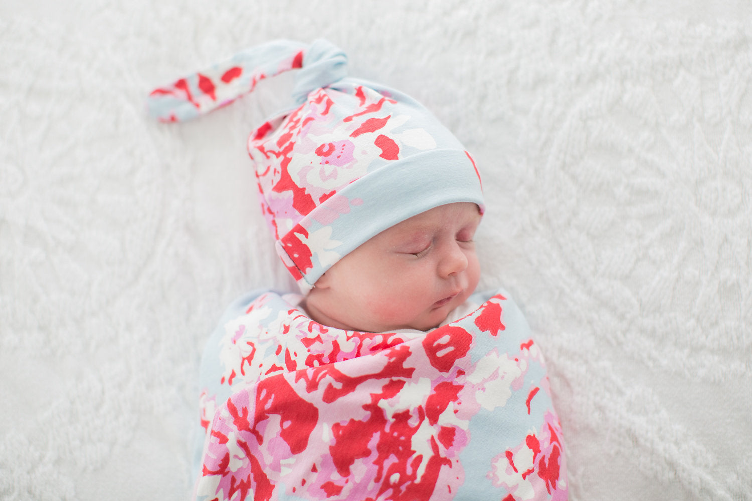 Matching swaddle and hat hot sale