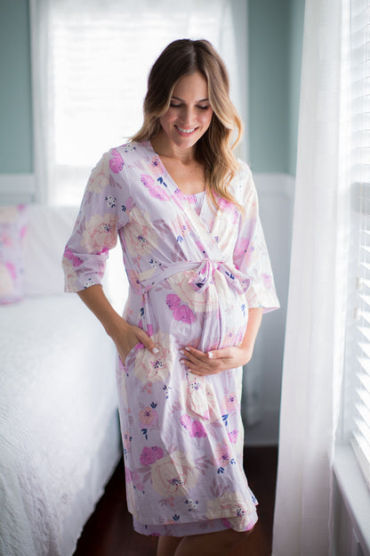 Anais 3 in 1 Labor Gown & Robe Set