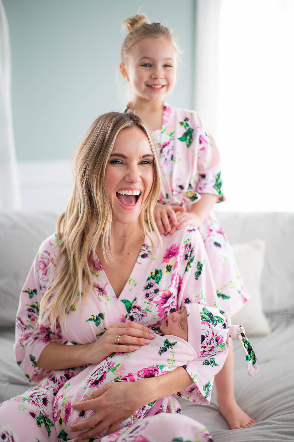 Mother robe cheap and swaddle set