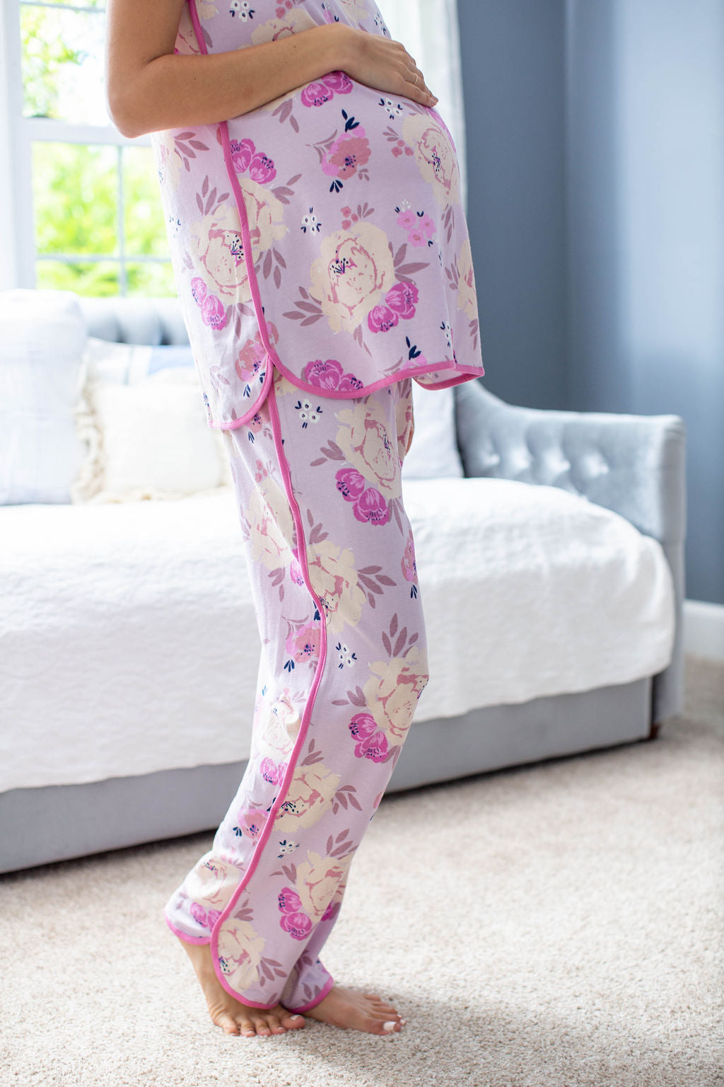 Japanese Weekend Seasonless Wrap Nursing Pajamas - Pink - Small  Nursing  pajamas, Maternity nursing pajamas, Maternity sleepwear