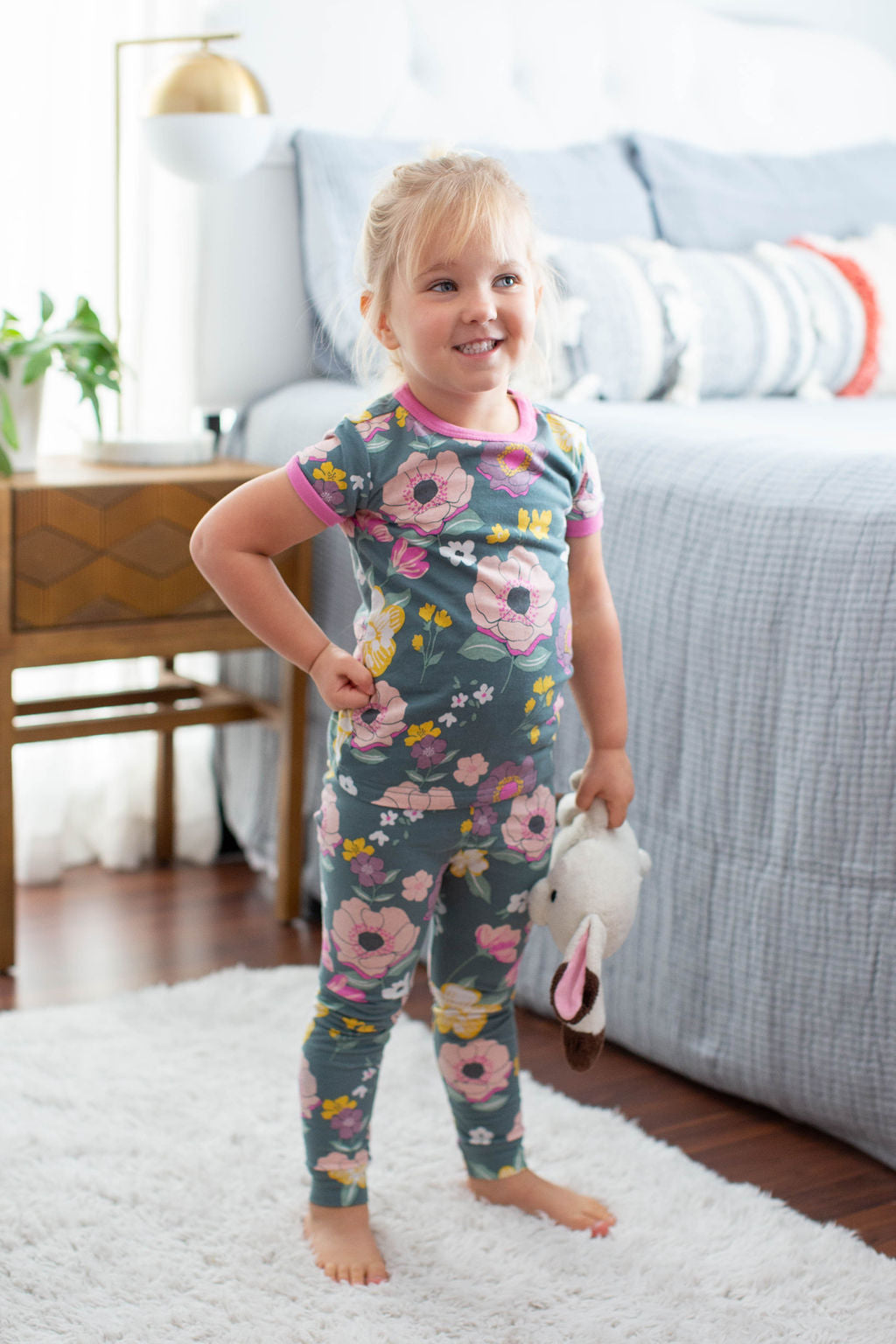 Girls discount pajama jumpsuit