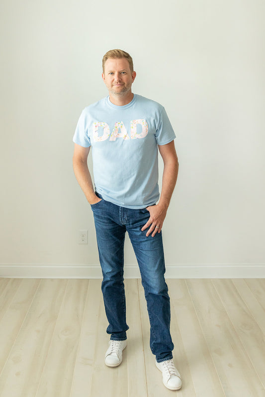 Nina Light Blue Dad T-Shirt