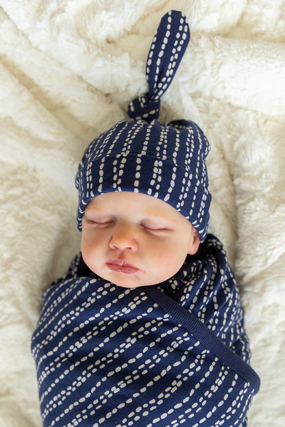Luna Robe & Newborn Swaddle Blanket Set