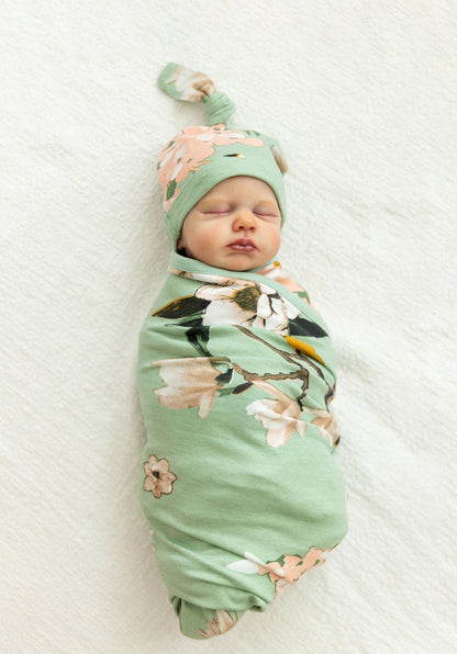 Gia Robe & Newborn Swaddle Blanket Set