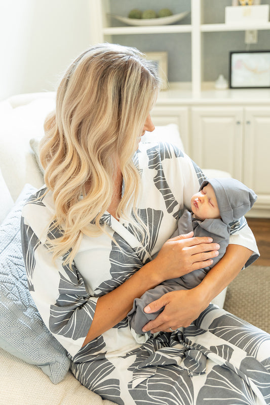 Willow Maternity Nursing Pajamas & Big Sister Pajamas Family Matching –  Baby Be Mine