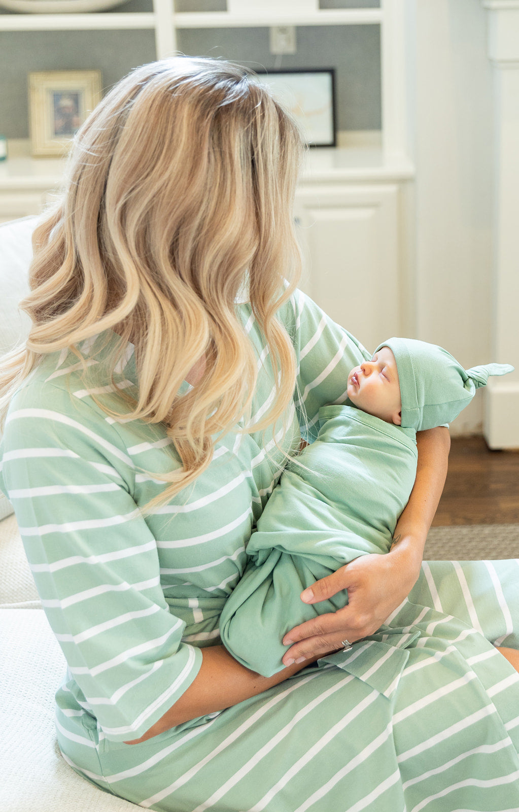 Mama and baby matching robe and swaddle discount walmart