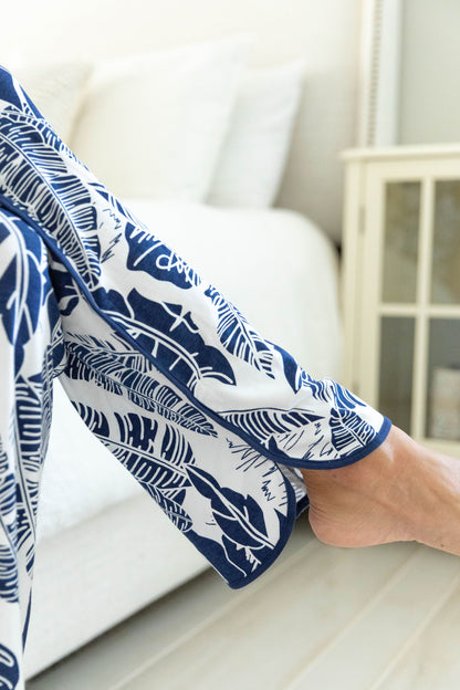 Serra Nursing Pajamas & Newborn Swaddle Blanket Set