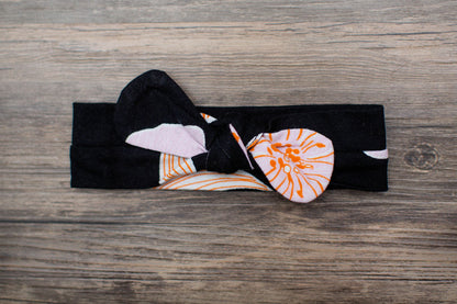 Willow Knotted Bow Baby Headband