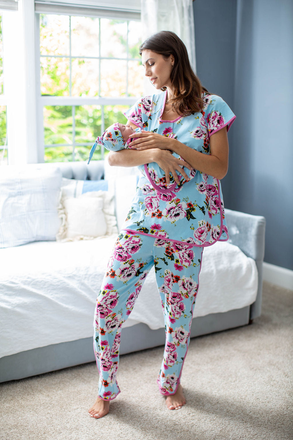 Mae Maternity Pajama Set, Nursing Pajama Set