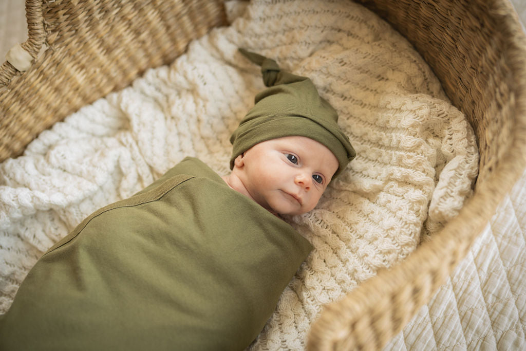 Green 2025 swaddle blanket