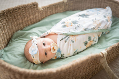 Hadley Swaddle Blanket & Newborn Headband Set