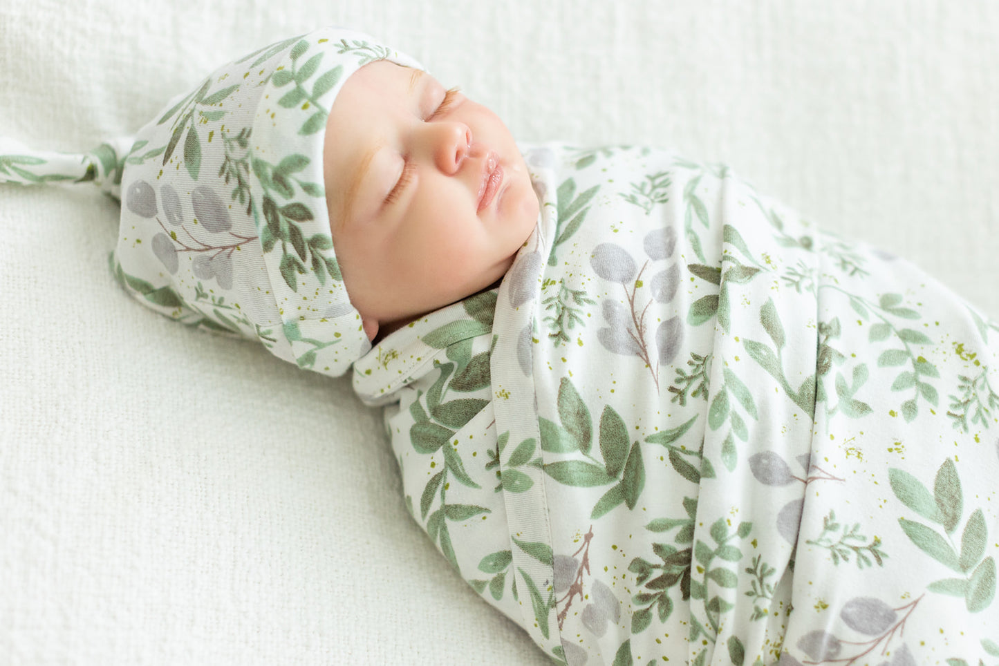 Sage Robe & Morgan Newborn Swaddle Blanket Set