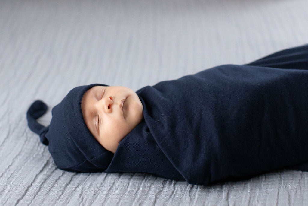 Navy 2024 blue swaddle