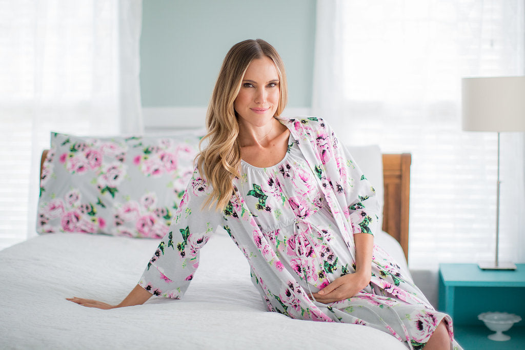 Olivia Robe & 3 in 1 Labor Gown Set