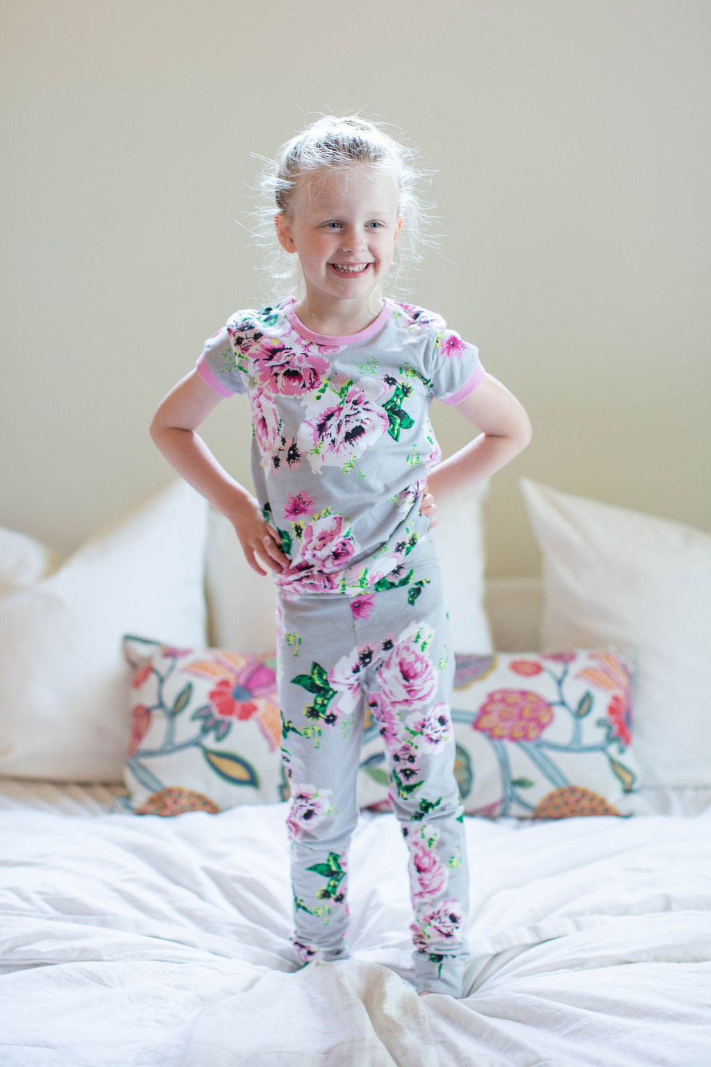 Olivia Mommy & Daughter Pajamas & Newborn Swaddle Blanket Set