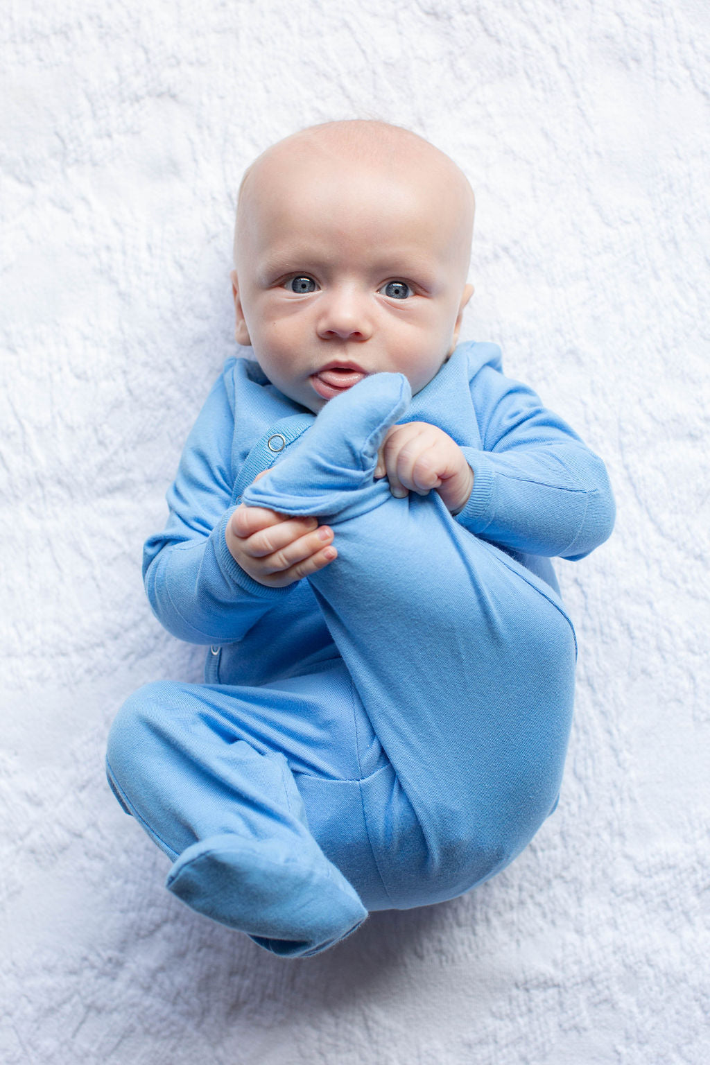 Baby boy 2025 light blue outfit